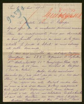 Expediente de Eugène Guingaud