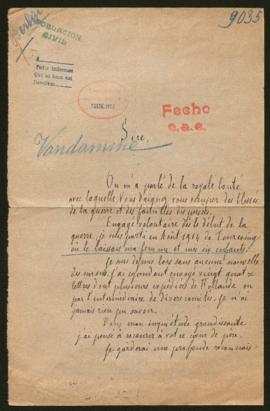 Expediente de Julia Vandamme e hijos