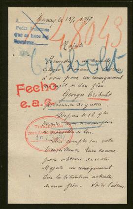 Expediente de Georges Tribolet