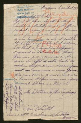 Expediente de Jean François Brouchican