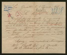 Expediente de Louis Bajolle