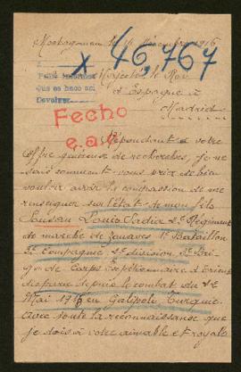 Expediente de Louis Sadia Sousan