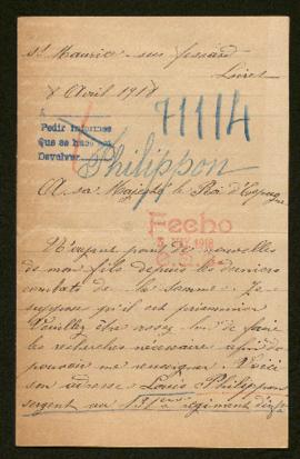 Expediente de Louis Philippon