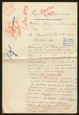 Expediente de Jean François Nys y Ulysse Marcel Petit