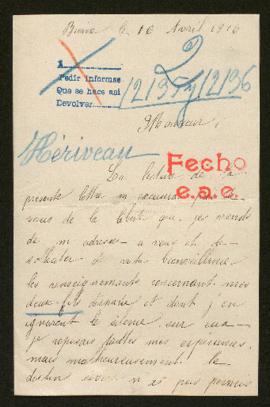 Expediente de Henri René Heriveau