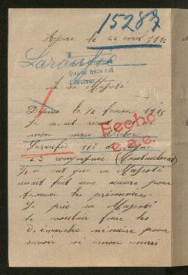 Expediente de Victor Laraufie