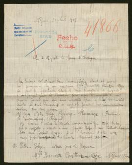 Expediente de Jean Victor Belge Ginry