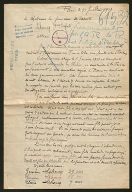 Expediente de la familia Lehoucq