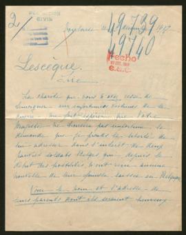 Expediente de Jean Lesceque y Rémi Vermoulen