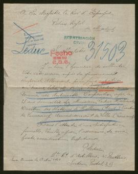 Expediente de Antoinette Leduc Carpentier