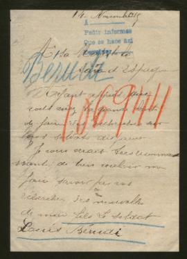 Expediente de Louis Bérudi