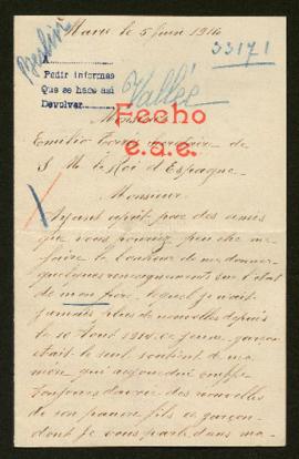 Expediente de Gaston Gustave Vallée