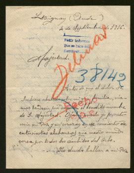 Expediente de Etienne Noël Delmas