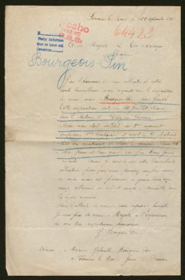 Expediente de Léon Joseph Bourgeois-Pin