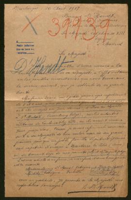 Expediente de madame d'Hondt Coteignie y la familia Coteignie Vérhille