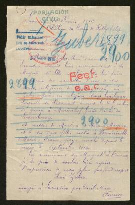 Expediente de la familia Maquin y de Emilienne