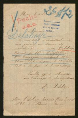 Expediente de François Delahaye