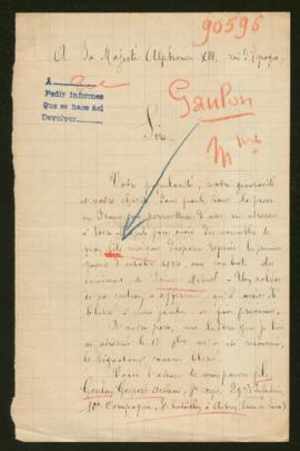 Expediente de Gaspard Arthur Gaulon