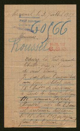 Expediente de Joseph Roussel