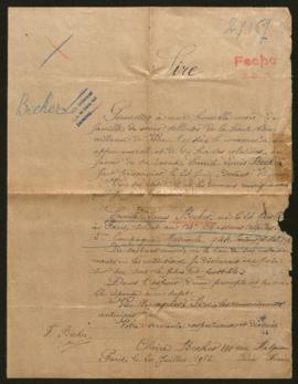 Expediente de Emile Eugène Louis Becker