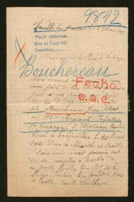 Expediente de Jean Bouchereau