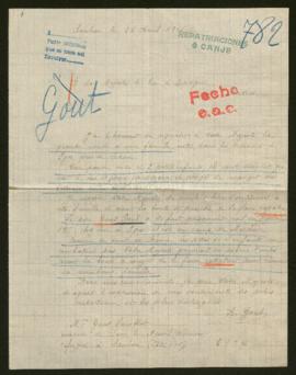 Expediente de Paul Gout y su familia