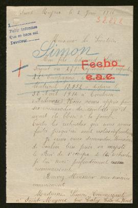 Expediente de Edouard Simon