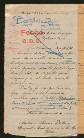 Expediente de Léon Bordes