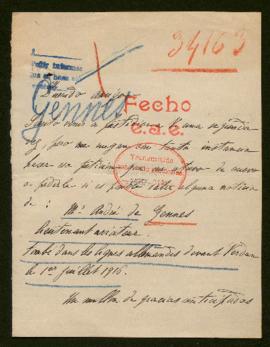 Expediente de André de Gennes