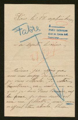 Expediente de Joseph Fabre