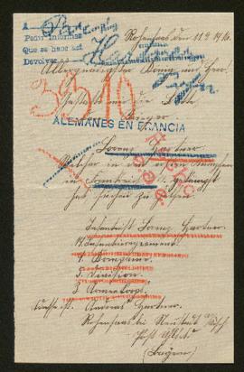 Expediente de Lorenz Hartner