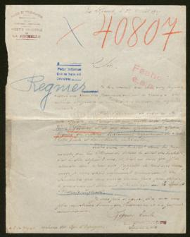 Expediente de la familia de Emile Regnier