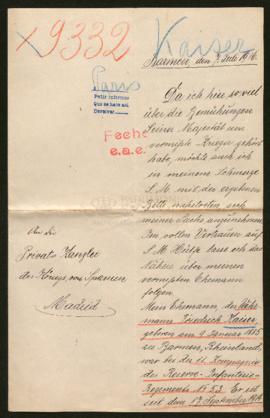 Expediente de Friedrich Kaiser