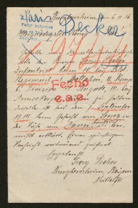 Expediente de Georg Decker