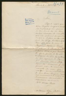 Expediente de Raymond Alphonse Mens