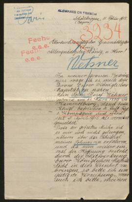 Expediente de Josef Wehner