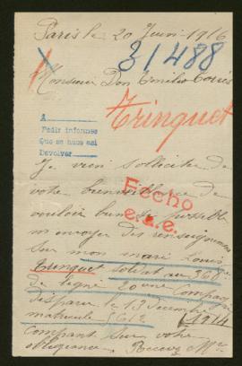 Expediente de Louis Trinquet