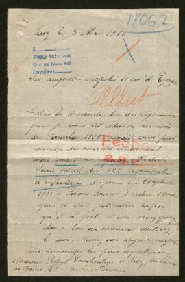 Expediente de Louis Joseph Pellut