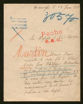 Expediente de Jean Philippe Martin