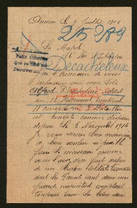 Expediente de Alfred Decacheleux