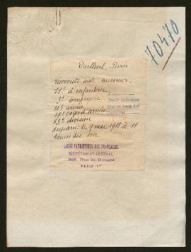 Expediente de Pierre Dutheil