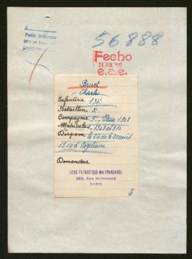 Expediente de Charles Bruet