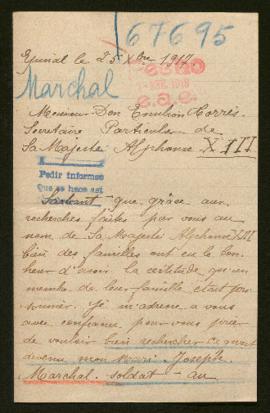 Expediente de Joseph Marchal