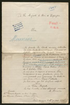 Expediente de François Meunier