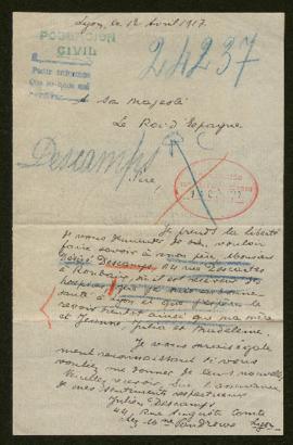 Expediente de la familia de Julien Descamps