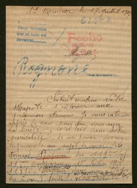 Expediente de Fernand Rognone