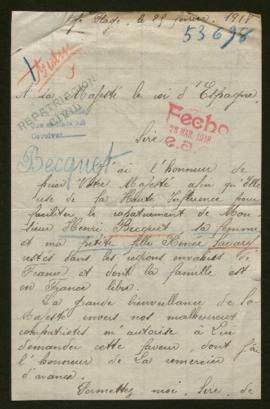 Expediente de Renée Savary y la familia Becquet Tison