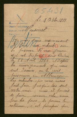 Expediente de Marcel Bertin