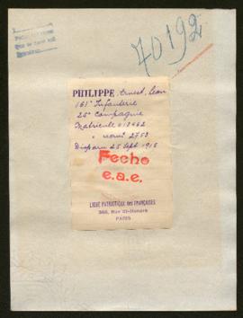 Expediente de Ernest Léon Philippeaitel