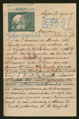 Expediente de Irma Ghesquière